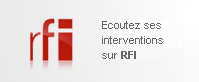 Ecoutez son intervention sur RFI